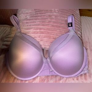Victoria's Secret Lavender Smooth Full Coverage Push Up T-Shirt Bra